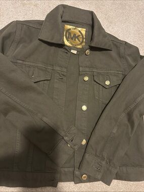 Michael Kors Olive Green Jean Jacket